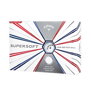 Supersoft golf ball for average golfers